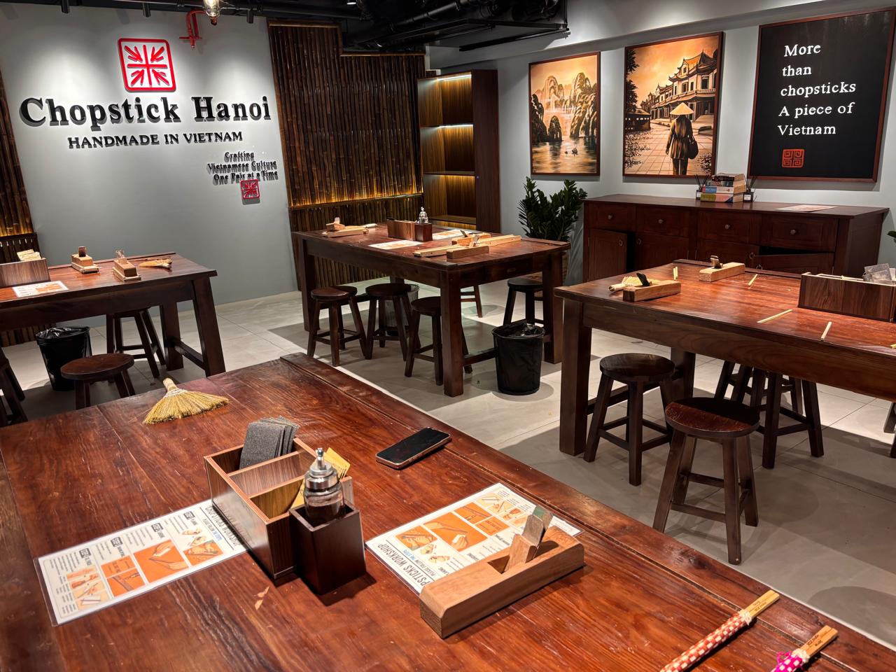 The Chopstick Hanoi workshop prepared for guests